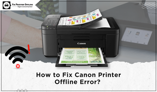 Fix Canon Printer Offline Error